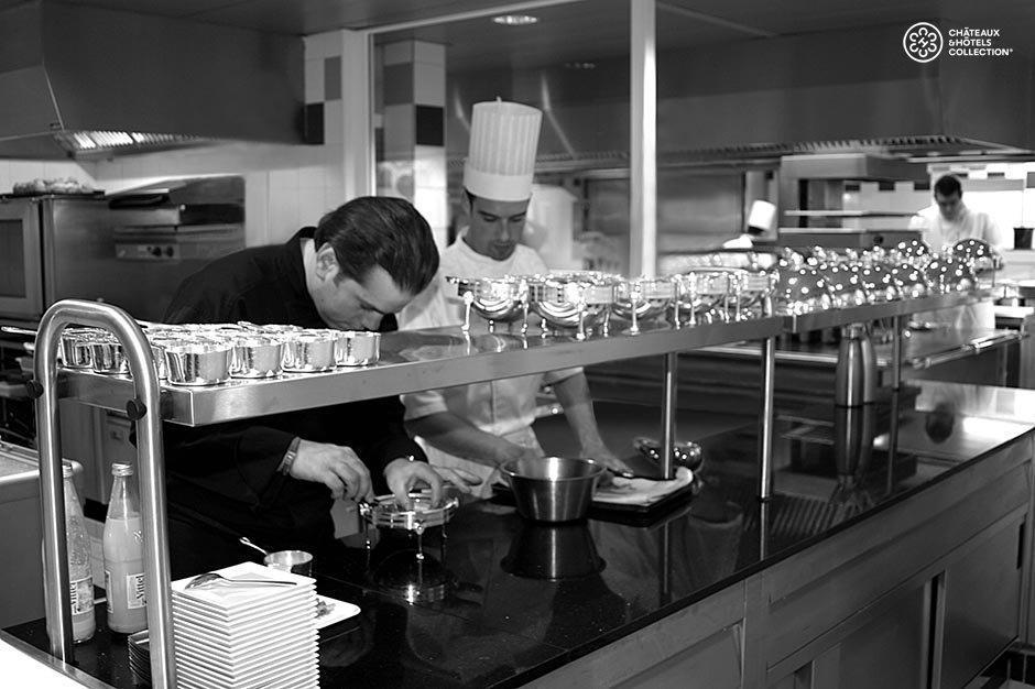 蒂恩奎克斯 L'Assiette Champenoise酒店 餐厅 照片